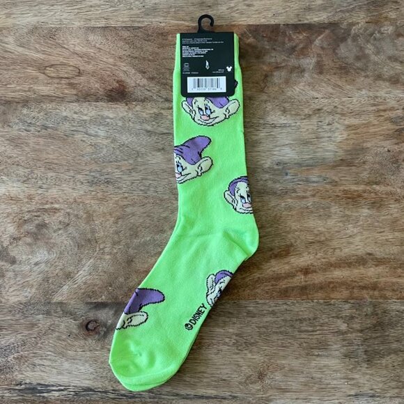 5/$20 NEW Adult Snow White Dopey Dwarf Socks - Picture 2 of 3